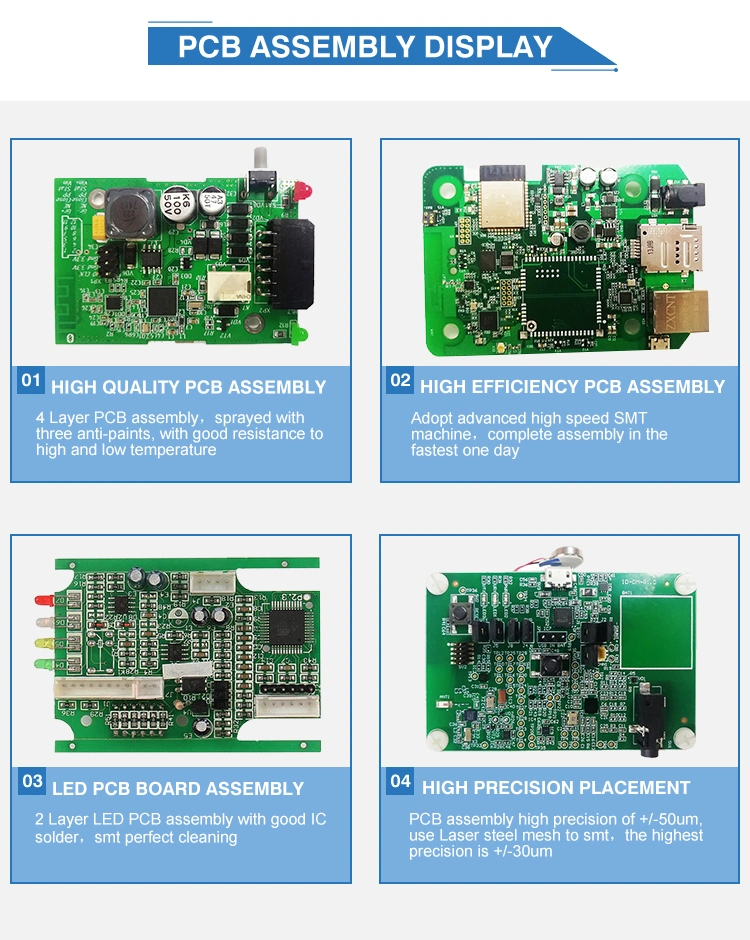 Multilayer PCB Circuit Board Fr4 PCB Printed Circuit Board Motherboard PCB Assembly HDI PCB Design PCBA for Electronics